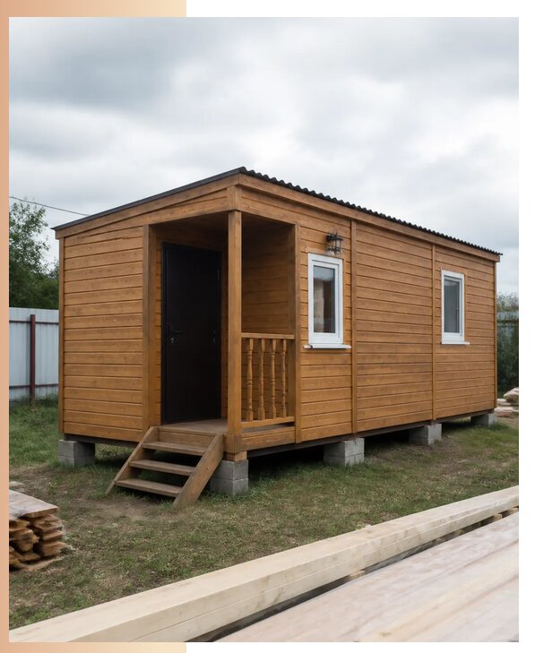 Дачные бытовки под ключ с доставкой и установкой в Малгобеке